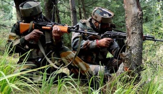 कश्मीर के बड़गाम मुठभेड़ में सुरक्षा बलों ने किया 4 आतंकियों को ढेर