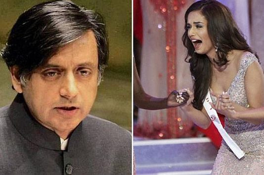 मिस वर्ल्ड पर शशि थरूर का शर्मनाक बयान, जमकर बरसे लोग