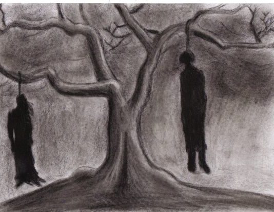 पेड़ से लटकी बेटियों को देख सदमे में आई माँ, जताया हत्या का शक