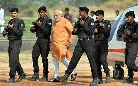 प्रधानमंत्री सुरक्षा मामले में भारी चूक, काफिले से भटके पीएम