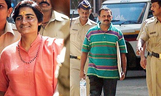 मालेगांव बमब्लास्ट: साध्वी प्रज्ञा और कर्नल पुरोहित पर से हटा मकोका, आईपीसी के धाराओं के तहत चलेगा केस