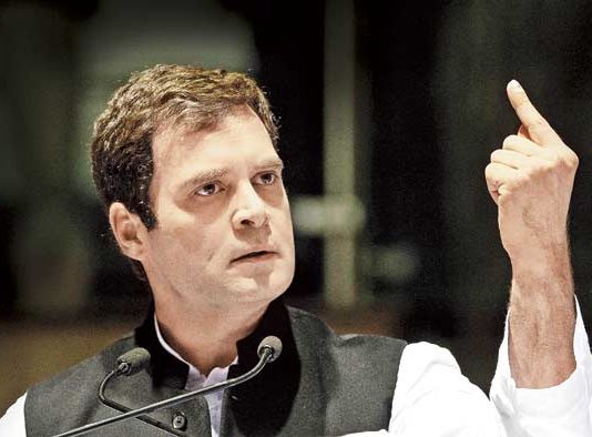 दावोस में पीएम के संबोधन को लेकर राहुल गांधी ने साधा निशाना