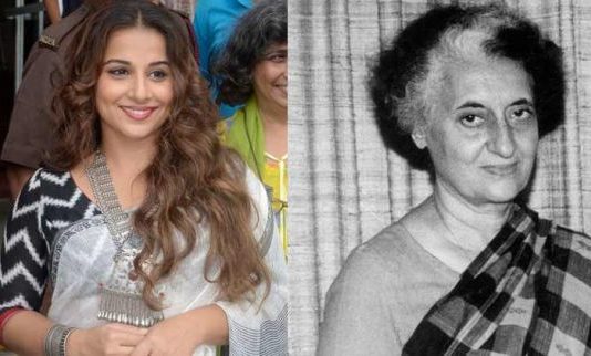 इंदिरा गांधी की भूमिका में नजर आएंगी विद्या बालन