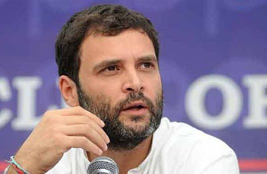 आप मोहन भागवत की तस्वीरों को देखेंगे, तो वह पुरुषों से घिरे हुए नज़र आएंगे -राहुल गाँधी