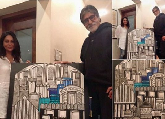 हाथी पर पेंटिंग बनाकर अमिताभ ने अपने पिता को किया याद