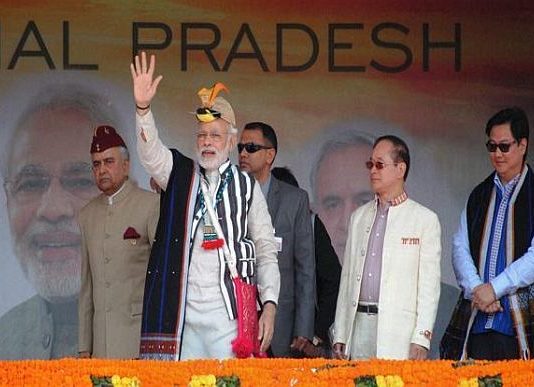 अरुणाचल पहुंचे पीएम मोदी, कहा, “प्रदेश में फैलेगा विकास का प्रकाश”