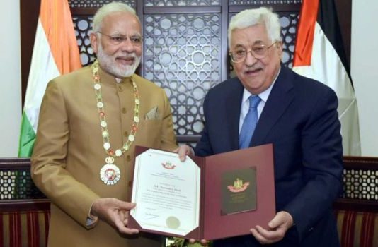 पीएम मोदी फिलिस्तीन के सबसे बड़े सम्मान ‘ग्रैंड कॉलर’ से सम्मानित