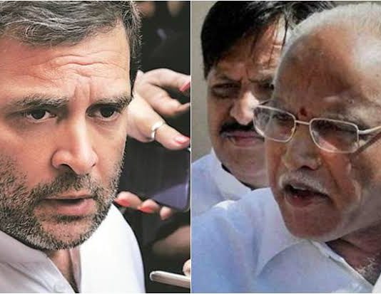 चिकन खाकर नरसिम्हा स्वामी के मंदिर गए थे राहुल गांधी -बीएस येदियुरप्पा