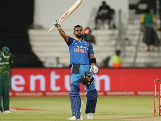 कोहली के 34वें शतक की बदौलत भारत ने खड़ा किया 303 रनों का विशाल स्कोर