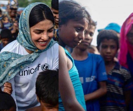 प्रियंका चोपड़ा ने रोहिंग्या बच्चों की मदद के लिए लगाई गुहार प्रियंका चोपड़ा