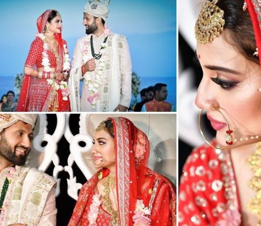 दुल्हन बनीं TDP की ग्लैमरस सांसद नुसरत जहां, देखिए वेडिंग एल्बम