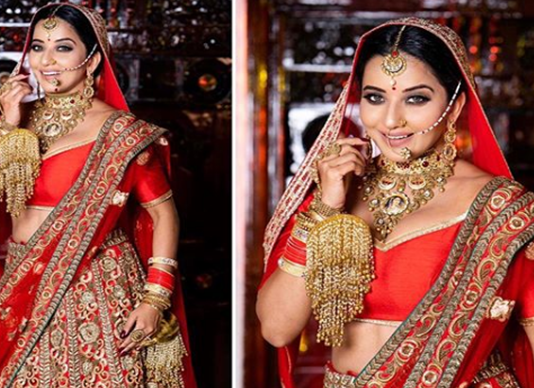 दुल्हन बनीं Actress मोनालिसा की ये तस्वीरें सोशल मीडिया पर हो रहीं Viral