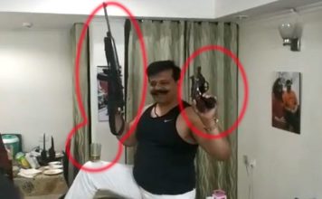 हाथों में रिवॉल्वर और जाम लेकर डांस करते दिखे विधायक जी, Video हुआ वायरल
