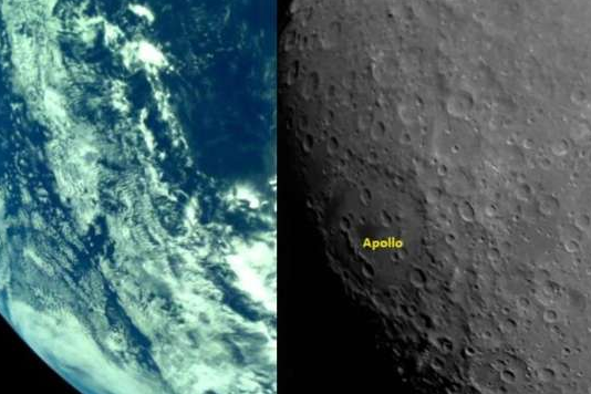 चंद्रयान 2 ने स्पेस से भेजी पृथ्वी और चांद की शानदार तस्वीरें !