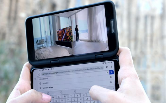 सामने आईं LG के 5G स्मार्टफोन की पहली तस्वीर, इसमें होगी डबल स्क्रीन