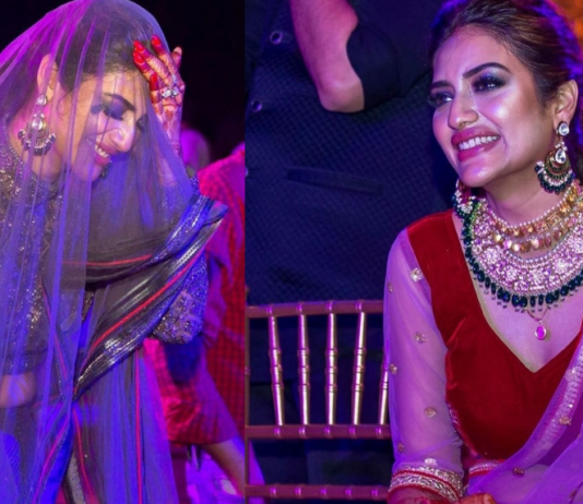 TMC सांसद Nusrat Jahan की संगीत सेरेमनी की फोटो तेजी से VIRAL !