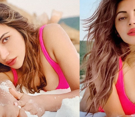Social Media पर कहर बरपा रही हैं Shama Sikander, पिंक बिकिनी में PHOTO VIRAL