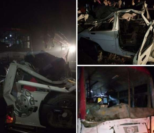 UP: रोडवेज बस व बोलेरो की जोरदार टक्कर, एक ही परिवार के 4 लोगों की मौत !