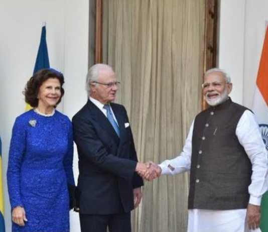 PM मोदी से की स्वीडन के शाही दंपती ने मुलाकात, अब हरिद्वार जाने की तैयारी