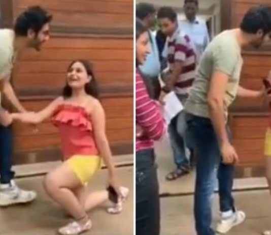 कार्तिक ने घायल लडकी को लगाया गले, मिलने के लिए अचानक कूद पड़ी थी फैन