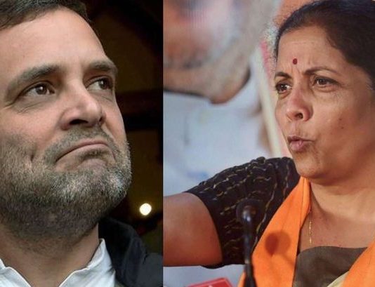 वित्त मंत्री जी मेरे सवालों से मत डरिए, जवाब देना आपकी जिम्मेदारी: राहुल गांधी