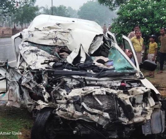 यूपी (प्रतापगढ़): भीषण सड़क हादसे में 9 लोगों की मौत, एक गम्भीर