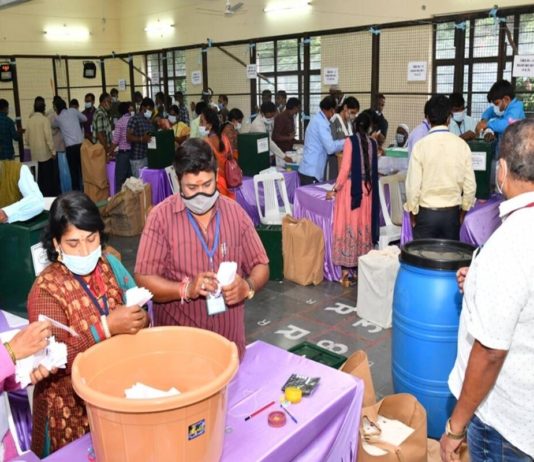 हैदराबाद : 40 सीटें जीतकर भाजपा दूसरे नंबर पर, 9 सीटपर चल रही आगे