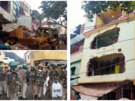 मध्यप्रदेश के ड्रग माफिया हुकुमचंद का अवैध मकान हुआ जमींदोज़