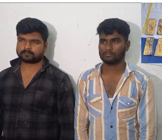 U.P. : 08 करोड़ का 13 किलो सोने का बिस्किट बरामद, 02 तस्कर गिरफ्तार, 01 फरार