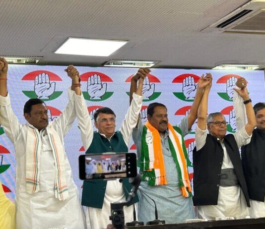 अजय निषाद ने भाजपा का साथ छोड़, कांग्रेस का ‘हाथ’ थामा