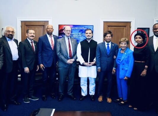 भारत विरोधी इल्हान उमर से मिले राहुल गाँधी, सवालों के घेरे में कॉंग्रेस के प्रिंस