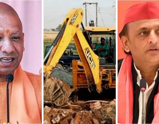 दिल-दिमाग से CM आवास के नक्शे तक, बुलडोजर पर भिड़ गए सीएम योगी और अखिलेश यादव