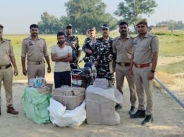 भारत-नेपाल सीमा पर 108 किलो पटाखों के साथ तस्कर गिरफ्तार